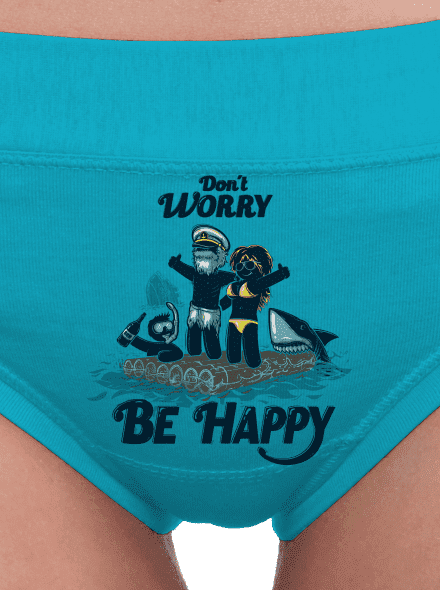 Don't worry női bugyik Turquoise
