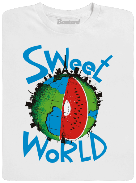 Sweet world férfi hosszú ujjú póló White