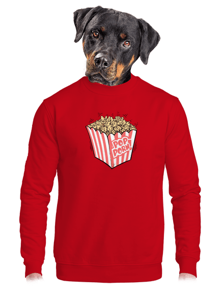 Popporn unisex crewneck Red