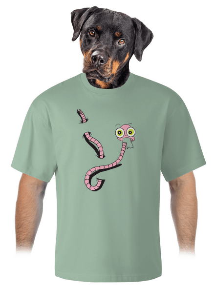Féreg unisex túlméretezett póló Sage