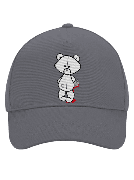 Gyilkos mackó baseballsapka Graphite grey