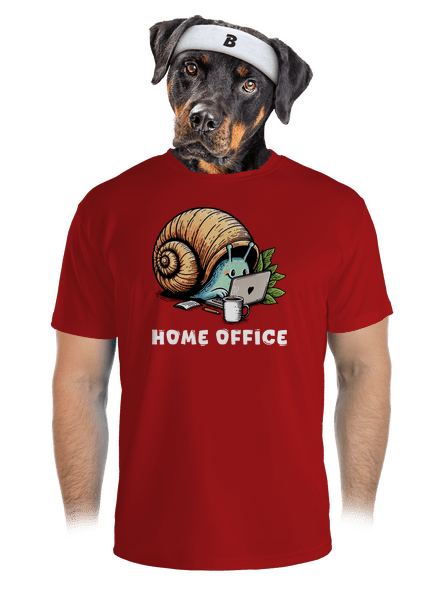 Sneka home office férfi sportpóló Red Mal