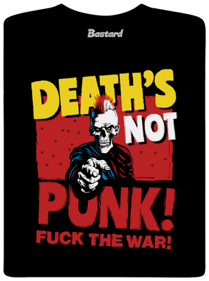Death's not punk férfi hosszú ujjú póló Black