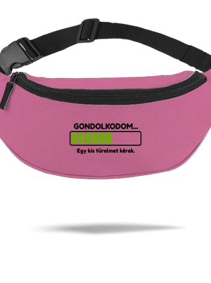 Gondolkodom övtáska True Pink