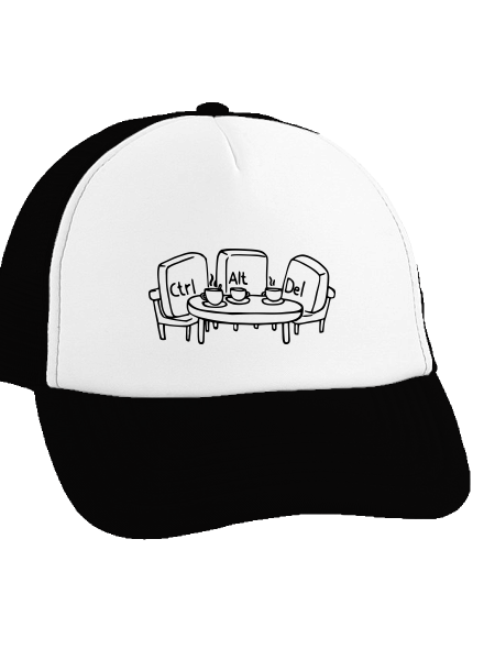 Elválaszthatatlan haverok teherautós sapka Black cap