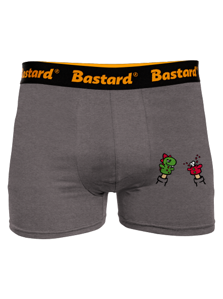 Mániákusok boxeralsó Gray Melange