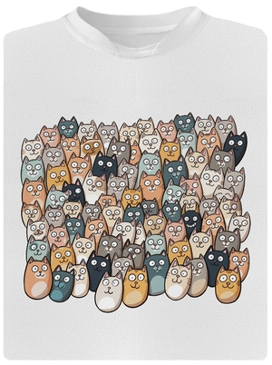 Találd meg az ördögöt gyerek sport póló White