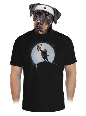 Minyon király férfi sportpóló Black