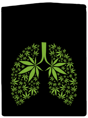 Gandzsa tüdő cipzáras férfi pulóver Black