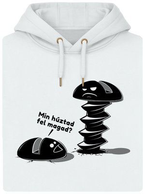 Felhúzva unisex prémium pulóver Snowwhite