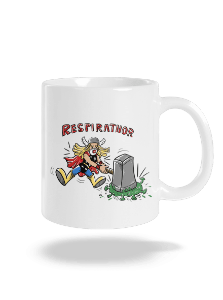 Respirathor hagyományos bögre White