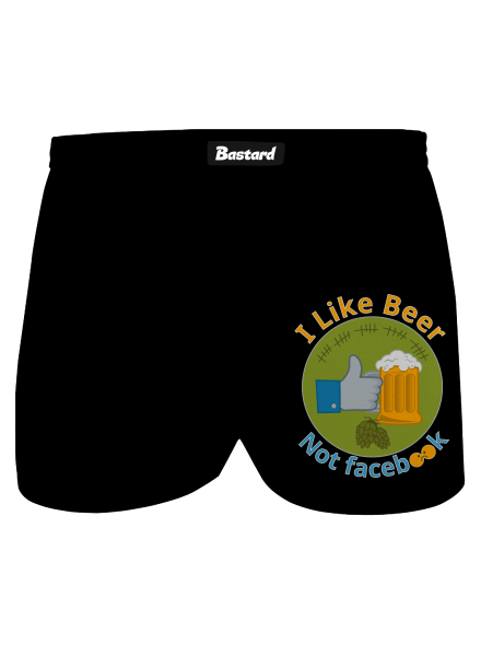 I like beer férfi alsó nadrág Black