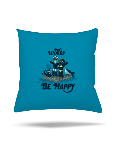 Don't worry párna Blue Turquoise