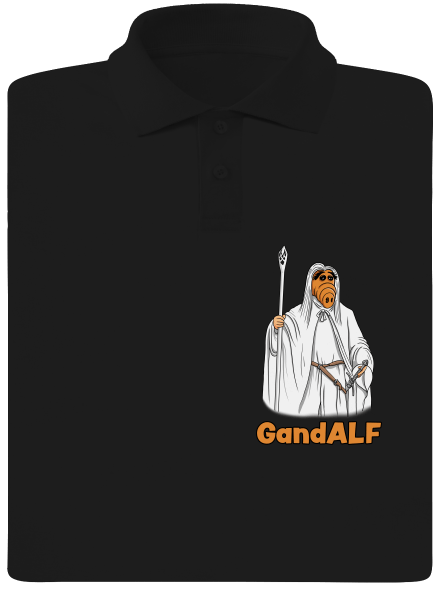 GandALF férfi pólóingek Black