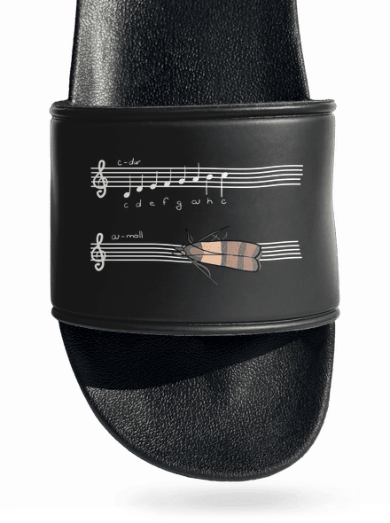 A - moll papucs Black