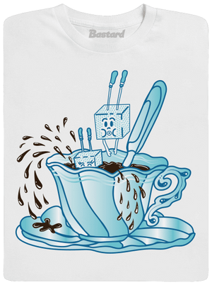 Cukorfüggő férfi hosszú ujjú póló White