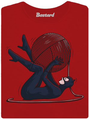Catwoman prémium női póló Red Mal