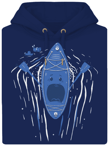 Ahhhh! unisex prémium pulóver Navy