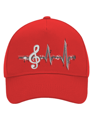 A zene az életem baseballsapka Classic Red