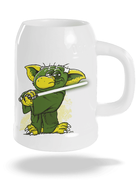Yoda a nádasban söröskorsó White