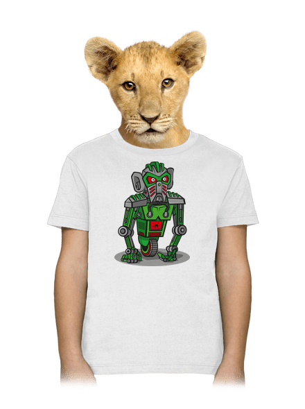 Robo gorilla gyerek póló White