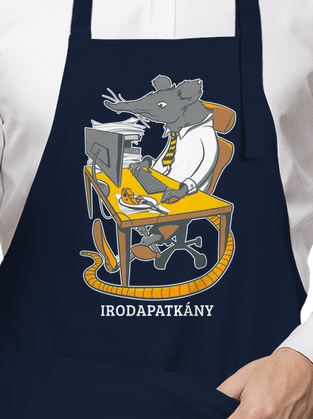 Irodapatkány kötény Navy
