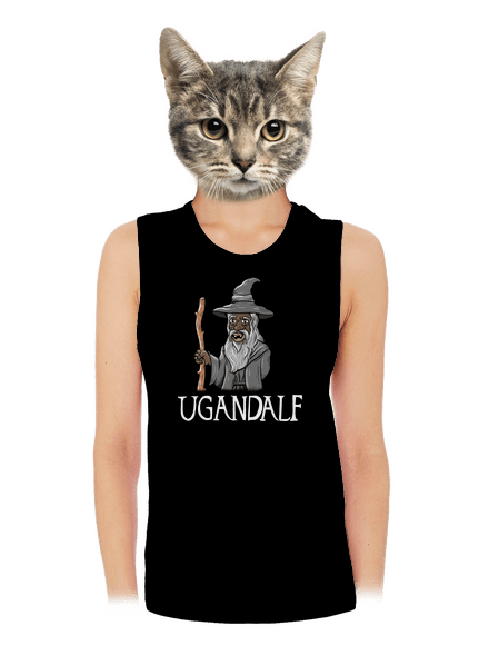Ugandalf női bővített trikó Black