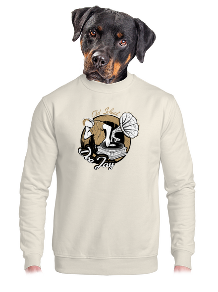 Old School DJ unisex crewneck Off White