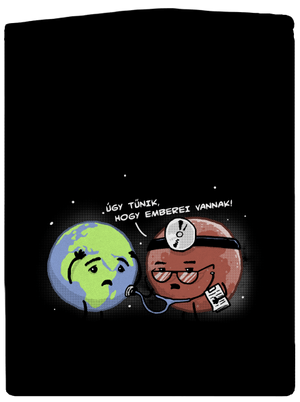 Diagnózis cipzáras férfi pulóver Black