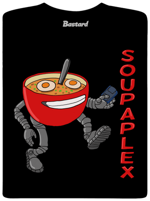 Soupaplex férfi hosszú ujjú póló Black