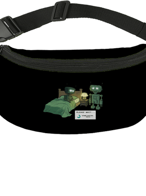 Robot romantika övtáska Black