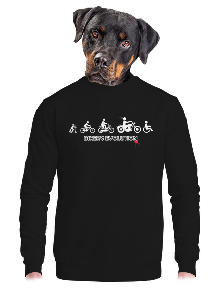 Bikers evolution unisex crewneck Black