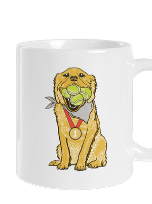 Arany retriever hagyományos bögre White