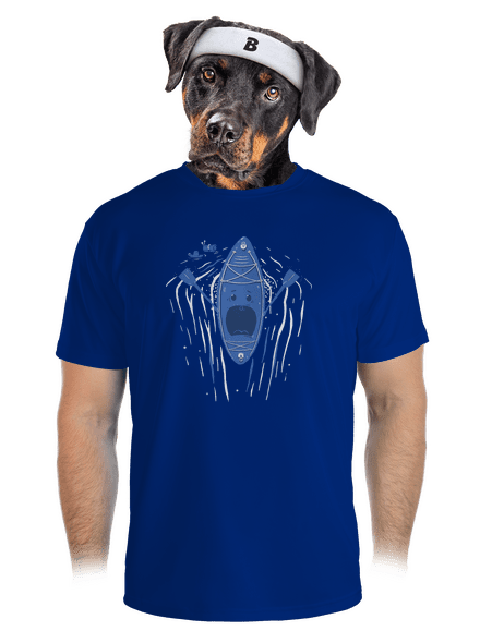 Ahhhh! férfi sportpóló Royal Blue Mal