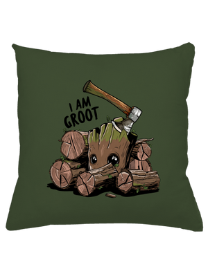 I Am Groot párna Olive Green