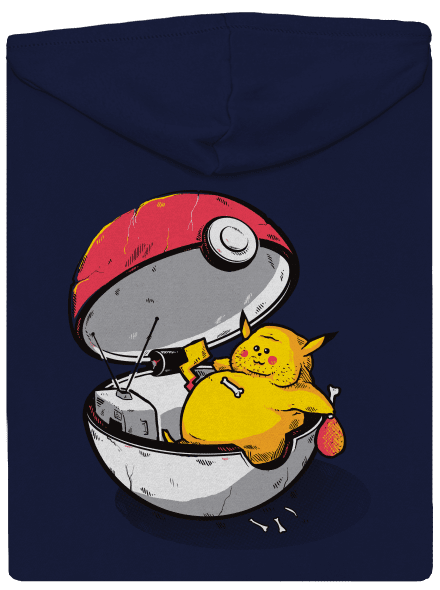 Pokémonnak annyi cipzáras férfi pulóver Navy