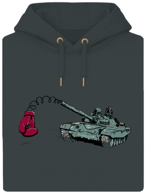 Tank unisex prémium pulóver Charcoal