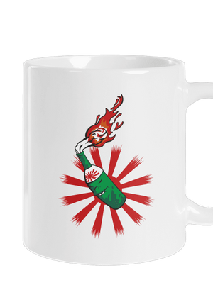 Kamikaze hagyományos bögre White