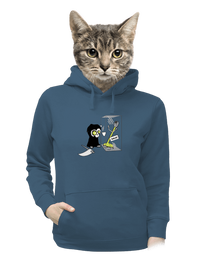 női kenguruzsebes pulóver