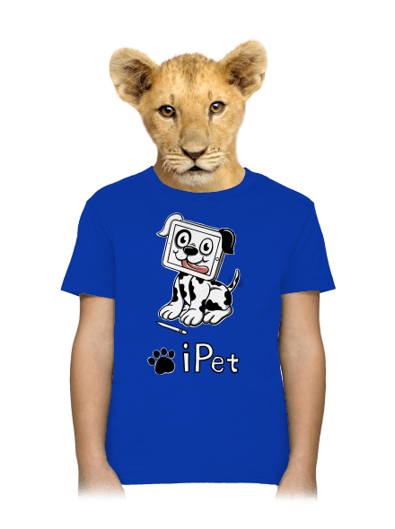 iPet gyerek póló Royal Blue