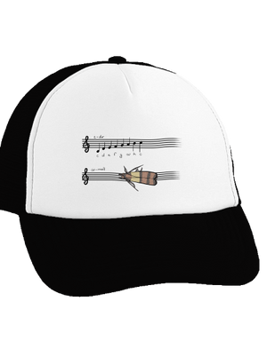 A - moll teherautós sapka Black cap