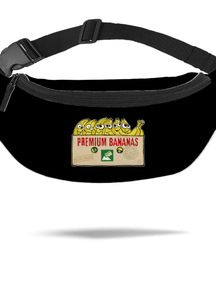 Premium Bananas övtáska Black