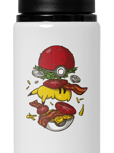 Pokémon burger kulacs White