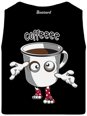 Zombie coffee férfi trikó Black