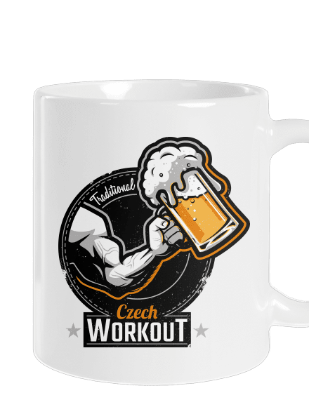 Czech workout hagyományos bögre White
