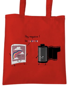 Légy pozitív táska Bright Red