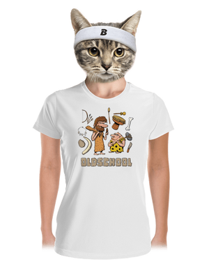 Oldschool női sportpóló White