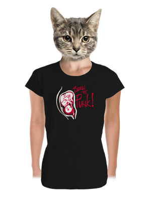  prémium női póló Black