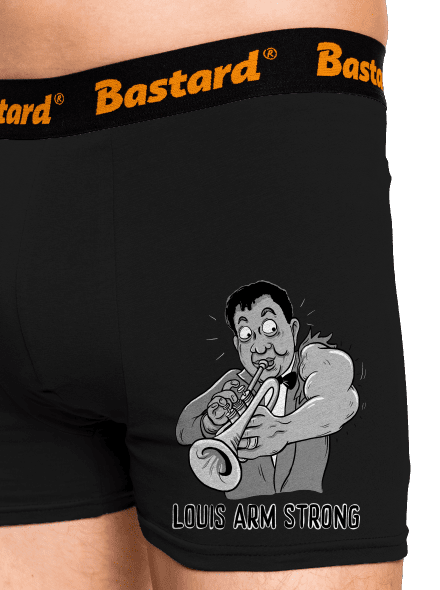 Louis Armstrong boxeralsó Black