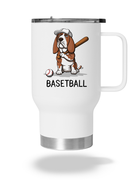 Basetball termosz bögre White